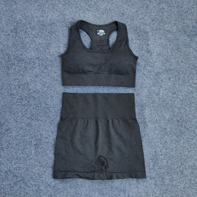 Fitness Tight-fitting Seamless Three-piece Suit